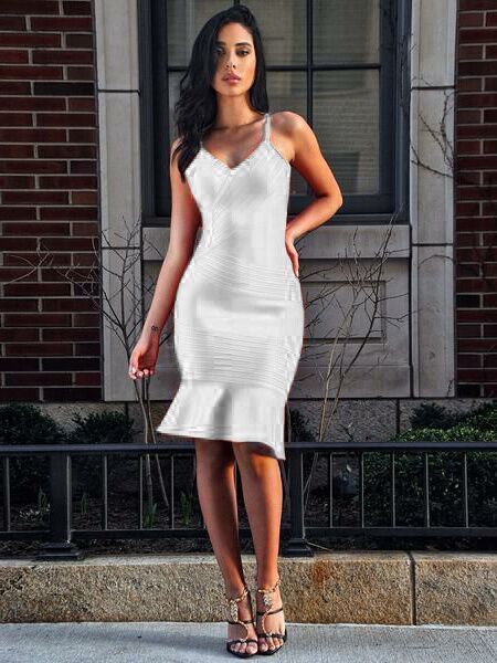 2017 summer new white pink red orange straps mermaid bandage dress fashion dress wholesale + suit, White;black
2017 summer new white pink red orange straps mermaid bandage dress fashion dress wholesale + suit, White;black