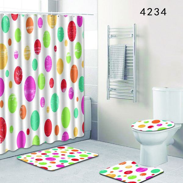 homemiyn new bath mat colorful circle white 4pcs bathroom decor 50x80cm bath mat pad anti slip shower curtain 12 hooks floor rug
homemiyn new bath mat colorful circle white 4pcs bathroom decor 50x80cm bath mat pad anti slip shower curtain 12 hooks floor rug