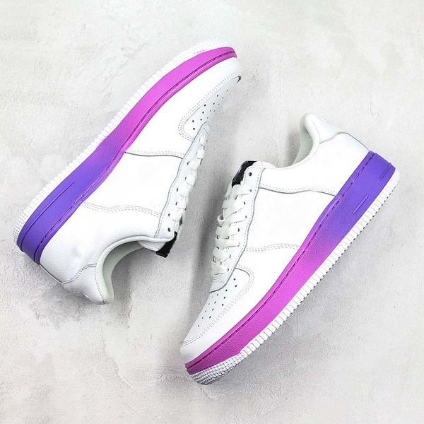 f0rced 1 low skateboard shoes pure white leather upper pink purple gradient men women designer skate shoe comfortable outdoor sneakers
f0rced 1 low skateboard shoes pure white leather upper pink purple gradient men women designer skate shoe comfortable outdoor sneakers