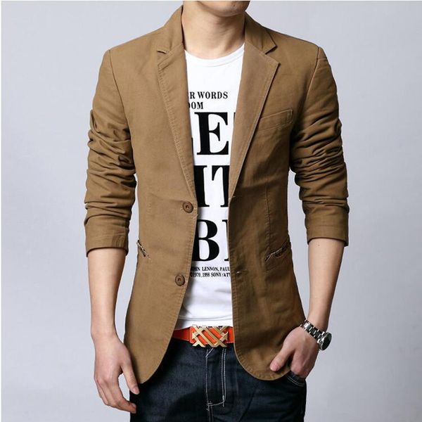 2019 new men's two-button suits, simple and stylish, solid color cotton, comfortable large size s-xxxl multi-pocket suit coat, White;black
2019 new men's two-button suits, simple and stylish, solid color cotton, comfortable large size s-xxxl multi-pocket suit coat, White;black