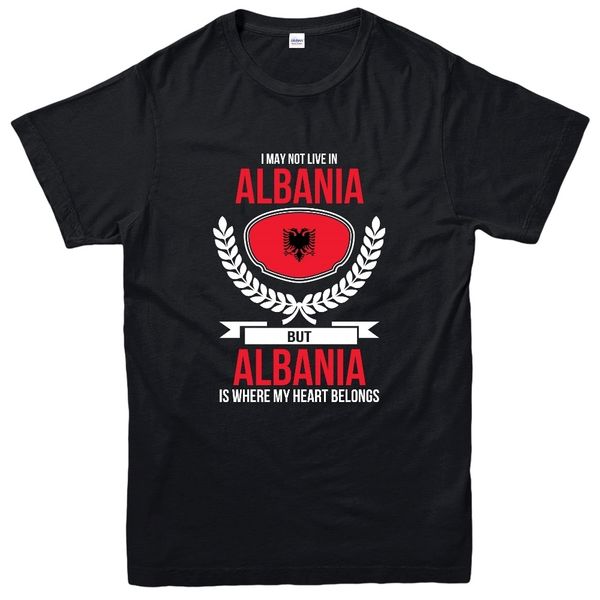 cotton new fashion summer short sleeve albania, my heart belongs to albania country love tee casual t shirts sbz5535, White;black
cotton new fashion summer short sleeve albania, my heart belongs to albania country love tee casual t shirts sbz5535, White;black