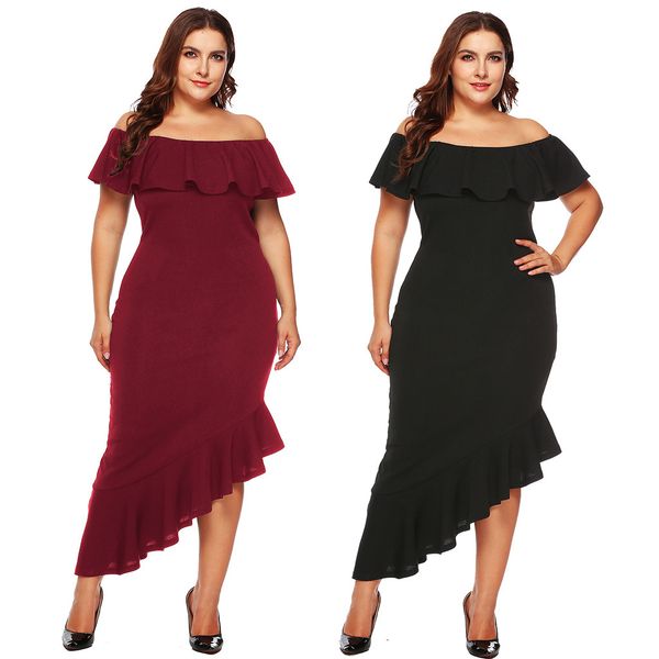 summer dress 2019 womens vintage stylish round collar solid dress frenulum ruffles high waist vestidos robe femme, Black;gray
summer dress 2019 womens vintage stylish round collar solid dress frenulum ruffles high waist vestidos robe femme, Black;gray