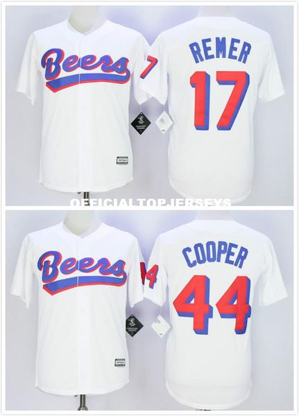 44 joe cooper 17 doug remer jersey white, Black;blue
44 joe cooper 17 doug remer jersey white, Black;blue
