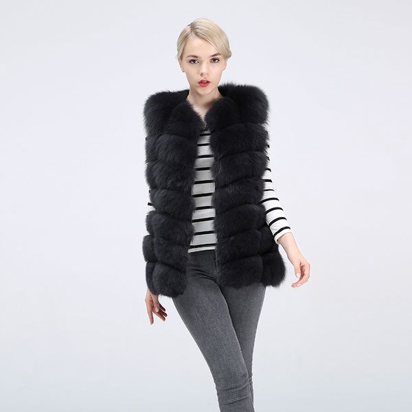 2019 new natural fur ladies fur vest, short paragraph, round fashion warm vest factory direct sales, Black
2019 new natural fur ladies fur vest, short paragraph, round fashion warm vest factory direct sales, Black