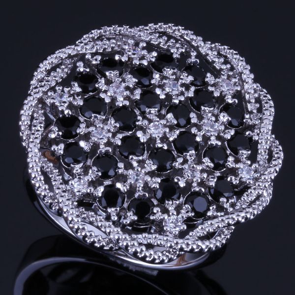 absorbing big flower black cubic zirconia white cz 925 sterling silver ring for women v0521, Golden;silver
absorbing big flower black cubic zirconia white cz 925 sterling silver ring for women v0521, Golden;silver