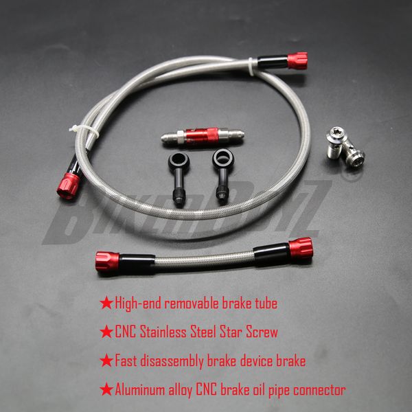 custom length aluminum alloy 500 cm to 2400 cm motorcycle brake tubing assembly with rapid disassembly device
custom length aluminum alloy 500 cm to 2400 cm motorcycle brake tubing assembly with rapid disassembly device