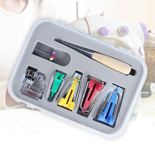 electric sewing machine tools binding sew multi-functional household tape maker set diy patchwork quilting tools accessories, Black
electric sewing machine tools binding sew multi-functional household tape maker set diy patchwork quilting tools accessories, Black