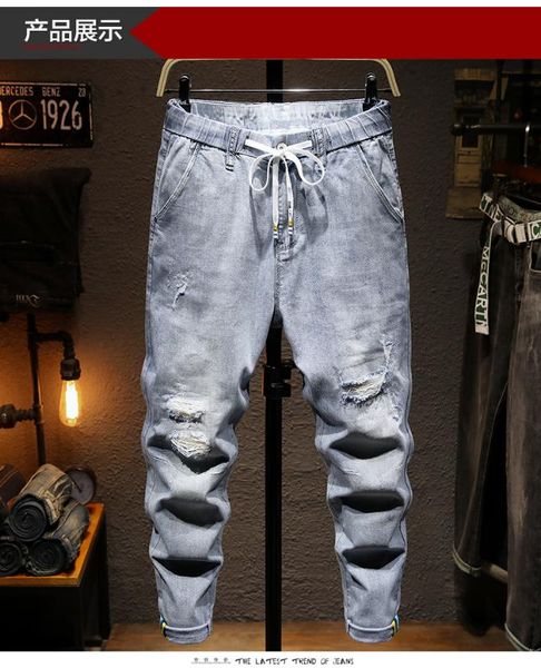 w6941 fashion men's jeans 2020 runway european design party style men's clothing, Blue
w6941 fashion men's jeans 2020 runway european design party style men's clothing, Blue