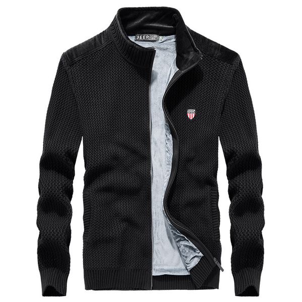 men's sweaters winter sweater men thick warm fleece wool lining cardigan man long sleeve stand collar sweatercoat clothing -xxxl, White;black
men's sweaters winter sweater men thick warm fleece wool lining cardigan man long sleeve stand collar sweatercoat clothing -xxxl, White;black