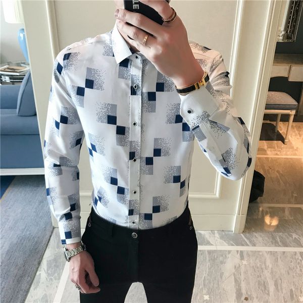2018 новый мужская одежда мужчины с длинным рукавом клетчатая рубашка slim fit мужской бизнес повседневная рубашки, White;black
2018 новый мужская одежда мужчины с длинным рукавом клетчатая рубашка slim fit мужской бизнес повседневная рубашки, White;black