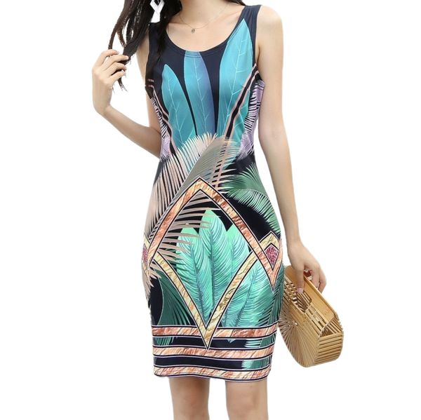 summer fashion sleeveless dresses for women party work printed female loose waist polyester casual dress 12 colors, White;black
summer fashion sleeveless dresses for women party work printed female loose waist polyester casual dress 12 colors, White;black