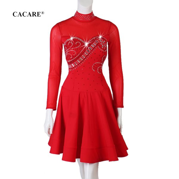 latin dance dress women elegant rhinestones d0722 salsa dance wear lyrical dance costumes ruffled hem mesh sleeve, Black;red
latin dance dress women elegant rhinestones d0722 salsa dance wear lyrical dance costumes ruffled hem mesh sleeve, Black;red