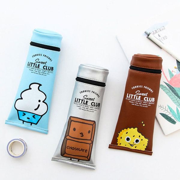toothpaste shape pencil case pu leather pencil bag box for girls school office supplies stationery tool
toothpaste shape pencil case pu leather pencil bag box for girls school office supplies stationery tool