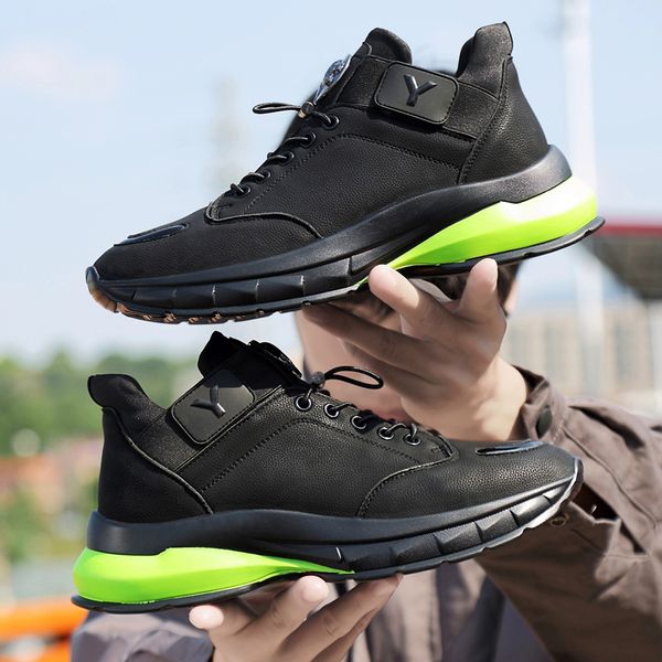men's increased casual shoes comfortable men's casual shoes wear increased sports fashion elastic band men, Black
men's increased casual shoes comfortable men's casual shoes wear increased sports fashion elastic band men, Black