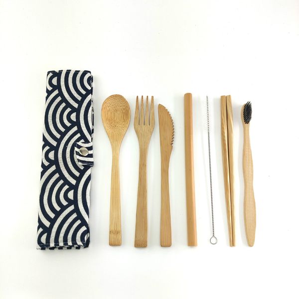 bamboo travel cutlery set bamboo fork knife spoon chopsticks straw portable carrying pouch with carabiner wooden utensils set
bamboo travel cutlery set bamboo fork knife spoon chopsticks straw portable carrying pouch with carabiner wooden utensils set