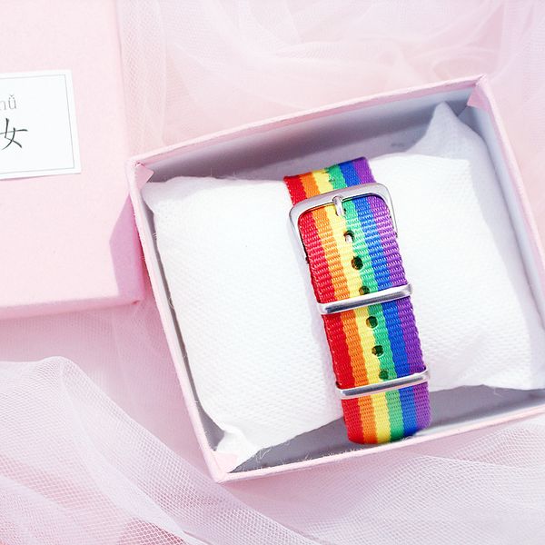 charm bracelets 2021 harajuku style cool rainbow color ribbon bracelet fashion hand strap for women girls lovers jewelry party daily gifts, Golden;silver
charm bracelets 2021 harajuku style cool rainbow color ribbon bracelet fashion hand strap for women girls lovers jewelry party daily gifts, Golden;silver