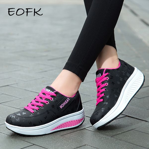 eofk woman platform shoes new fashion women casual sneakers women's flats comfortable height increasing tennis shoes, Black
eofk woman platform shoes new fashion women casual sneakers women's flats comfortable height increasing tennis shoes, Black