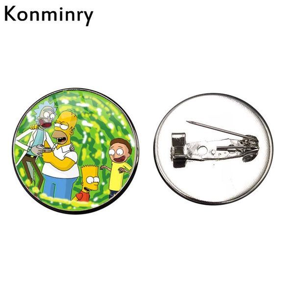 konminry science fiction cartoon rick and morty pins brooches round glass pendant handmade gifts women men brooch jewelry xgelp, Black;gray
konminry science fiction cartoon rick and morty pins brooches round glass pendant handmade gifts women men brooch jewelry xgelp, Black;gray