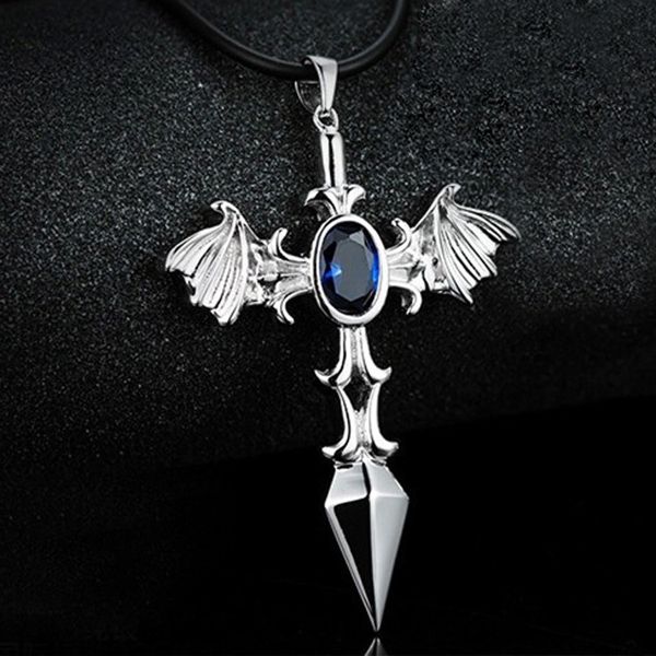 necklace fire cool cross retro men's necklace sword bat skull fashion jewelry simple and elegant individual accessories vintage, Silver
necklace fire cool cross retro men's necklace sword bat skull fashion jewelry simple and elegant individual accessories vintage, Silver