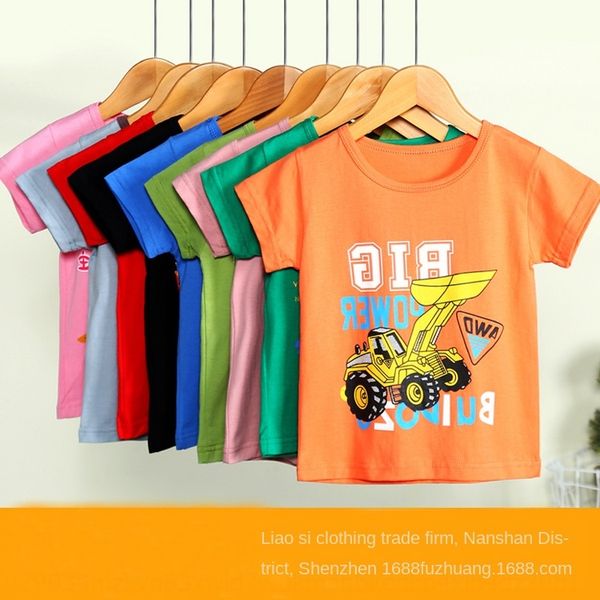 pupil short-sleeved t- summer baby men's and t-shirt clothing women's children's wear base shirt jacket children's, Blue
pupil short-sleeved t- summer baby men's and t-shirt clothing women's children's wear base shirt jacket children's, Blue