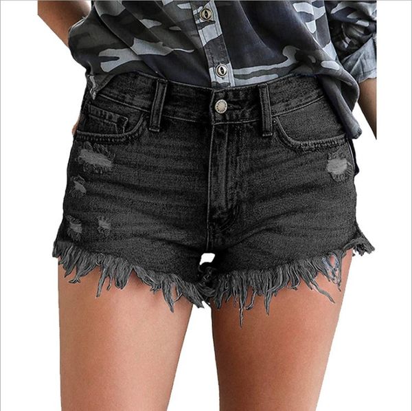 female fashion casual summer cool women denim shorts high waists fur lined leg openings short jeans, White;black
female fashion casual summer cool women denim shorts high waists fur lined leg openings short jeans, White;black