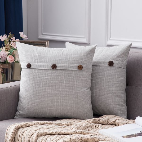 decorative linen throw pillow covers cushion case triple button vintage farmhouse pillowcase for couch sofa bed
decorative linen throw pillow covers cushion case triple button vintage farmhouse pillowcase for couch sofa bed