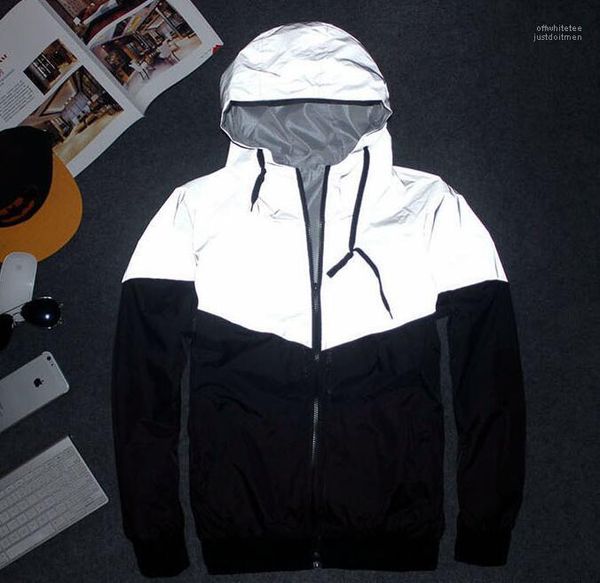 autumn windbreaker jacket hooded sports hiphop coats men 3m reflective designer jackets spring, Black;brown
autumn windbreaker jacket hooded sports hiphop coats men 3m reflective designer jackets spring, Black;brown