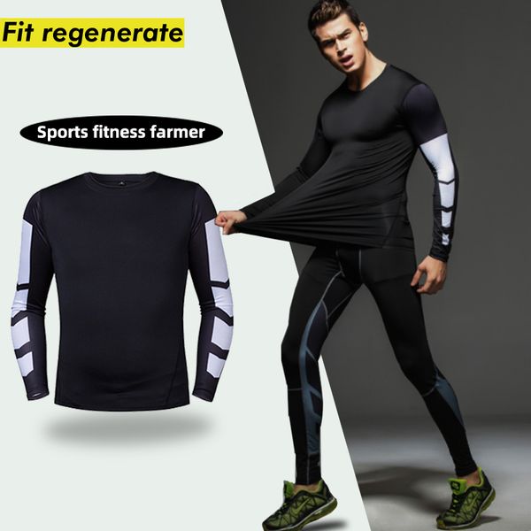 quick-dry sports wear printed elastic tights long-sleeved men's mesh fitness basketball running breathable outdoor clothes, Black;blue
quick-dry sports wear printed elastic tights long-sleeved men's mesh fitness basketball running breathable outdoor clothes, Black;blue