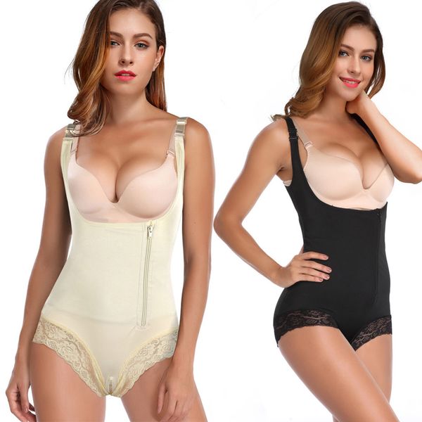 slimming bodysuit women waist trainer one-piece shapewear corset reducing body shaper modeling underwear control panties briefs, Black;white
slimming bodysuit women waist trainer one-piece shapewear corset reducing body shaper modeling underwear control panties briefs, Black;white