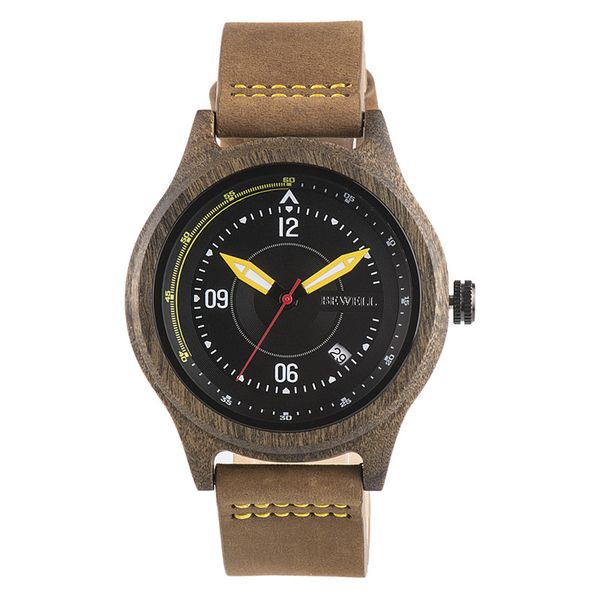 bewell new wooden watch for men, Slivery;brown 
bewell new wooden watch for men, Slivery;brown