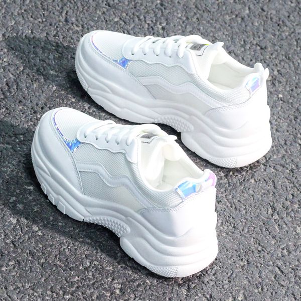 comfy breathable mesh trainers chunky heels 5cm women's platform sneakers women shoes casual female white mesh shoes for woman, Black
comfy breathable mesh trainers chunky heels 5cm women's platform sneakers women shoes casual female white mesh shoes for woman, Black