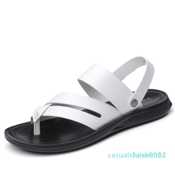 summer new men breathable beach shoes trend flat heel two-way sandals and slippers men sandals l05, Black 
summer new men breathable beach shoes trend flat heel two-way sandals and slippers men sandals l05, Black