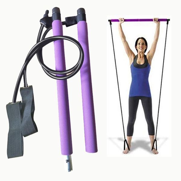 pilates bar stick with resistance band for portable gym home fitness body building workout sports fitness supplies
pilates bar stick with resistance band for portable gym home fitness body building workout sports fitness supplies