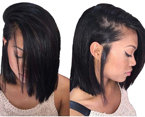 bob wig peruvian remy hair straight 150%density short bob lace front human hair wigs for women pre plucked with baby hair, Black;brown
bob wig peruvian remy hair straight 150%density short bob lace front human hair wigs for women pre plucked with baby hair, Black;brown