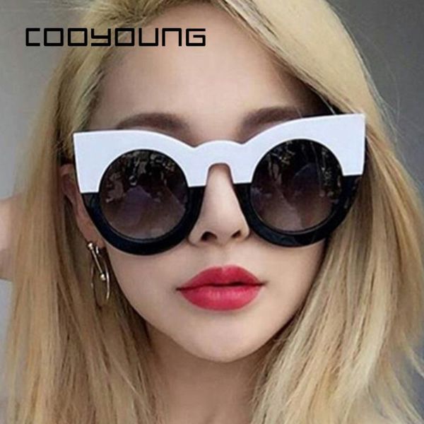 cooyoung fashion cat eye sunglasses women brand designer vintage sun glasses ladies sunglass feminino eyewear, White;black
cooyoung fashion cat eye sunglasses women brand designer vintage sun glasses ladies sunglass feminino eyewear, White;black