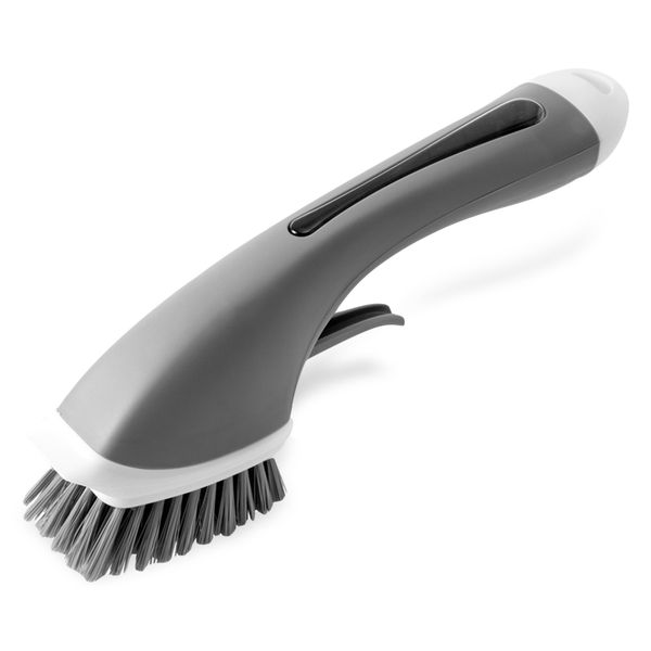 multi-function cleaning brush adding liquid water spraying non-slip long handle