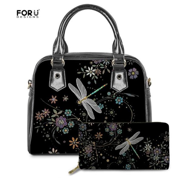 forudesigns cute animal dragonfly prints 2pcs/set women handbags casual pu leather ladies crossbody bags for girls mochila mujer
forudesigns cute animal dragonfly prints 2pcs/set women handbags casual pu leather ladies crossbody bags for girls mochila mujer