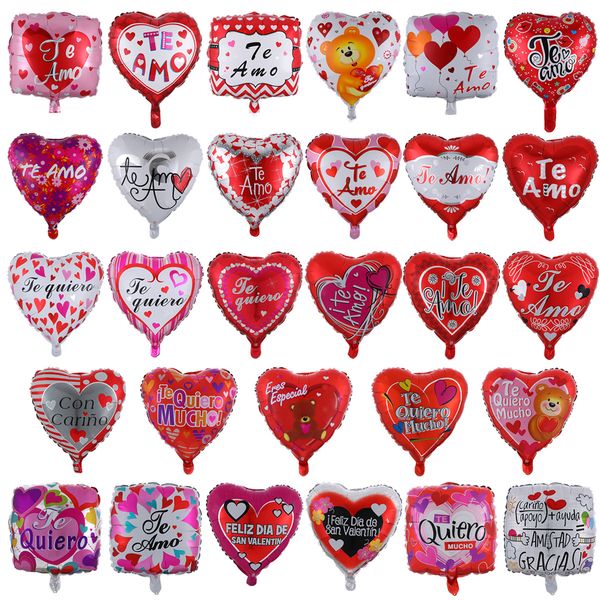 18 inch inflatable valentine's day party ballons decorations bubble aluminum film balloon i love you heart balloons toys supplies c2312
18 inch inflatable valentine's day party ballons decorations bubble aluminum film balloon i love you heart balloons toys supplies c2312