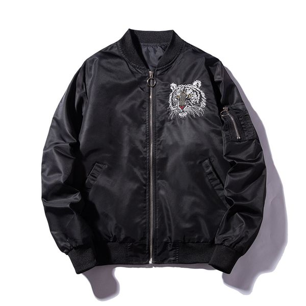 new bomber mns jackets embroidery golden&white tiger 2019 jacket mens ma1 pilot bomber jacket male embroidered thin coats, Black;brown
new bomber mns jackets embroidery golden&white tiger 2019 jacket mens ma1 pilot bomber jacket male embroidered thin coats, Black;brown