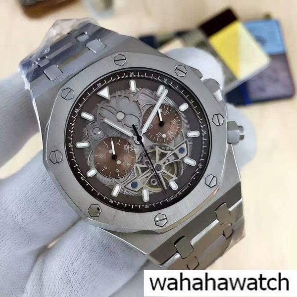 Factory direct luxury brand AAA quality 26348IO Royal men's watch automatic movement chronograph 45mm mineral tempered glass
Factory direct luxury brand AAA quality 26348IO Royal men's watch automatic movement chronograph 45mm mineral tempered glass