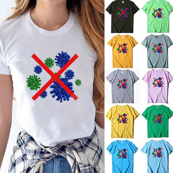 womens o neck eliminate virus printed significant printed t-shirt summer short sleeve tee 2020 fashion, Black;blue
womens o neck eliminate virus printed significant printed t-shirt summer short sleeve tee 2020 fashion, Black;blue