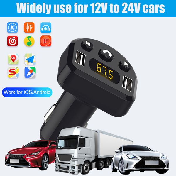 2usb car kit mp3 player handsbluetooth 5.0 fm transmitter dual usb car charger support u disk music play fm modulator
2usb car kit mp3 player handsbluetooth 5.0 fm transmitter dual usb car charger support u disk music play fm modulator