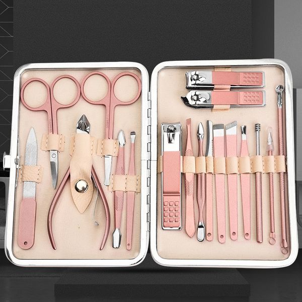 rose gold luxurious nail clippers 18 piece set nail manicure nursing tool scissors tweezer manicure set pu leather package ing
rose gold luxurious nail clippers 18 piece set nail manicure nursing tool scissors tweezer manicure set pu leather package ing