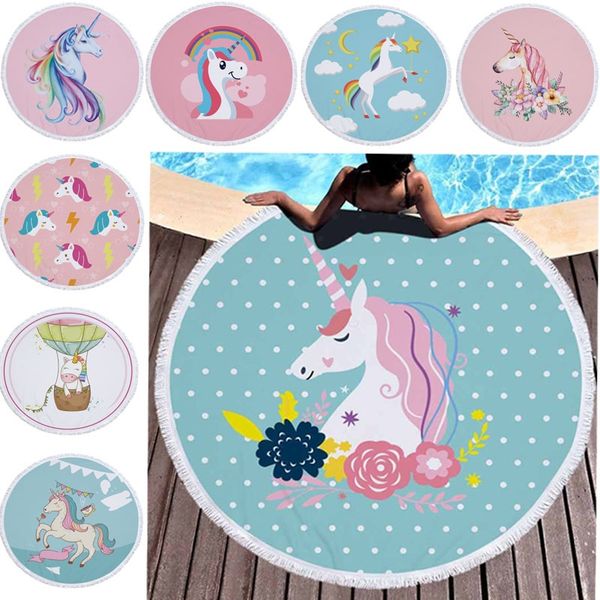 150cm unicorns beach towel round tassel summer travel picnic blanket beach cover swimming yoga shawl mat fa2242
150cm unicorns beach towel round tassel summer travel picnic blanket beach cover swimming yoga shawl mat fa2242