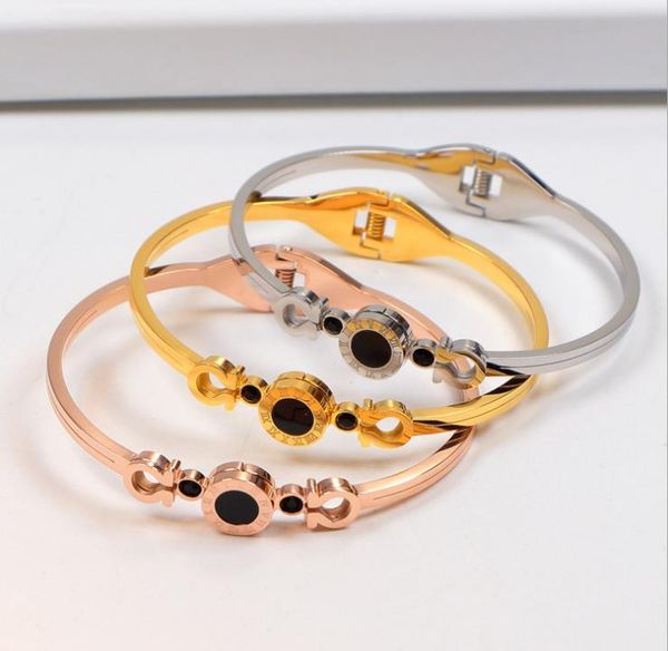 korean version 18k titanium steel digital bracelet for female lovers, Golden;silver
korean version 18k titanium steel digital bracelet for female lovers, Golden;silver