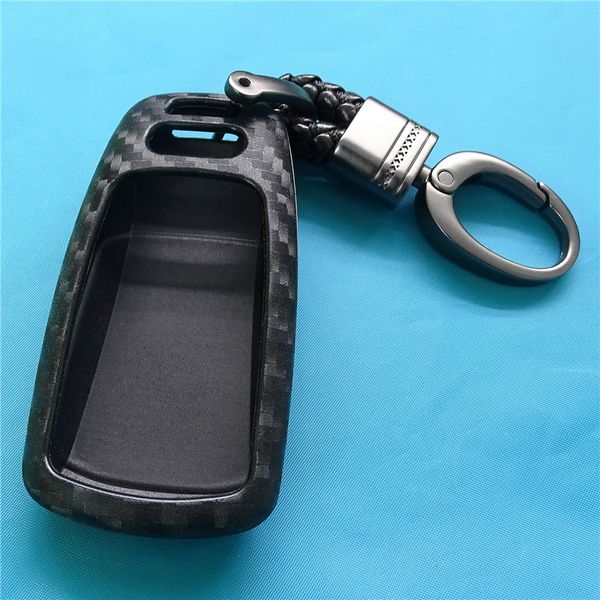 1 pcs black carbon fiber silicone car key case fob cover keychain protector bag for q7s a4l q5l a5 2017 2018 2019
1 pcs black carbon fiber silicone car key case fob cover keychain protector bag for q7s a4l q5l a5 2017 2018 2019