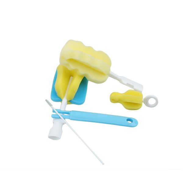 4pcs/set sponge cleaner brush with pacifier brush plastic spout tube milk water newborn baby bottle clean brush
4pcs/set sponge cleaner brush with pacifier brush plastic spout tube milk water newborn baby bottle clean brush