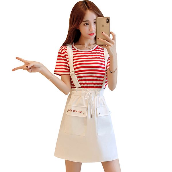 материнство летней stripes уход t shirt грудного tops + нагрудники мини-юбки повседневной мода breastfeed одежда 2019, White
материнство летней stripes уход t shirt грудного tops + нагрудники мини-юбки повседневной мода breastfeed одежда 2019, White