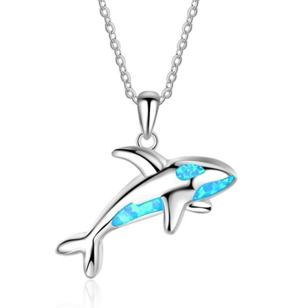 fyjs unique silver plated lovely dolphin pendant 5 colors opalite opal necklace link chain animal jewelry
fyjs unique silver plated lovely dolphin pendant 5 colors opalite opal necklace link chain animal jewelry