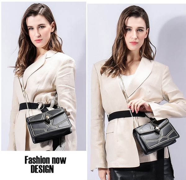 luxury chain cowhide leather enamel crossbody bags for women 2020 small shoulder messenger rivet bag fashion design female travel handbag
luxury chain cowhide leather enamel crossbody bags for women 2020 small shoulder messenger rivet bag fashion design female travel handbag